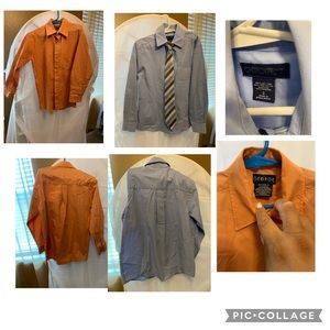 Both button down shirts  with ties for $13